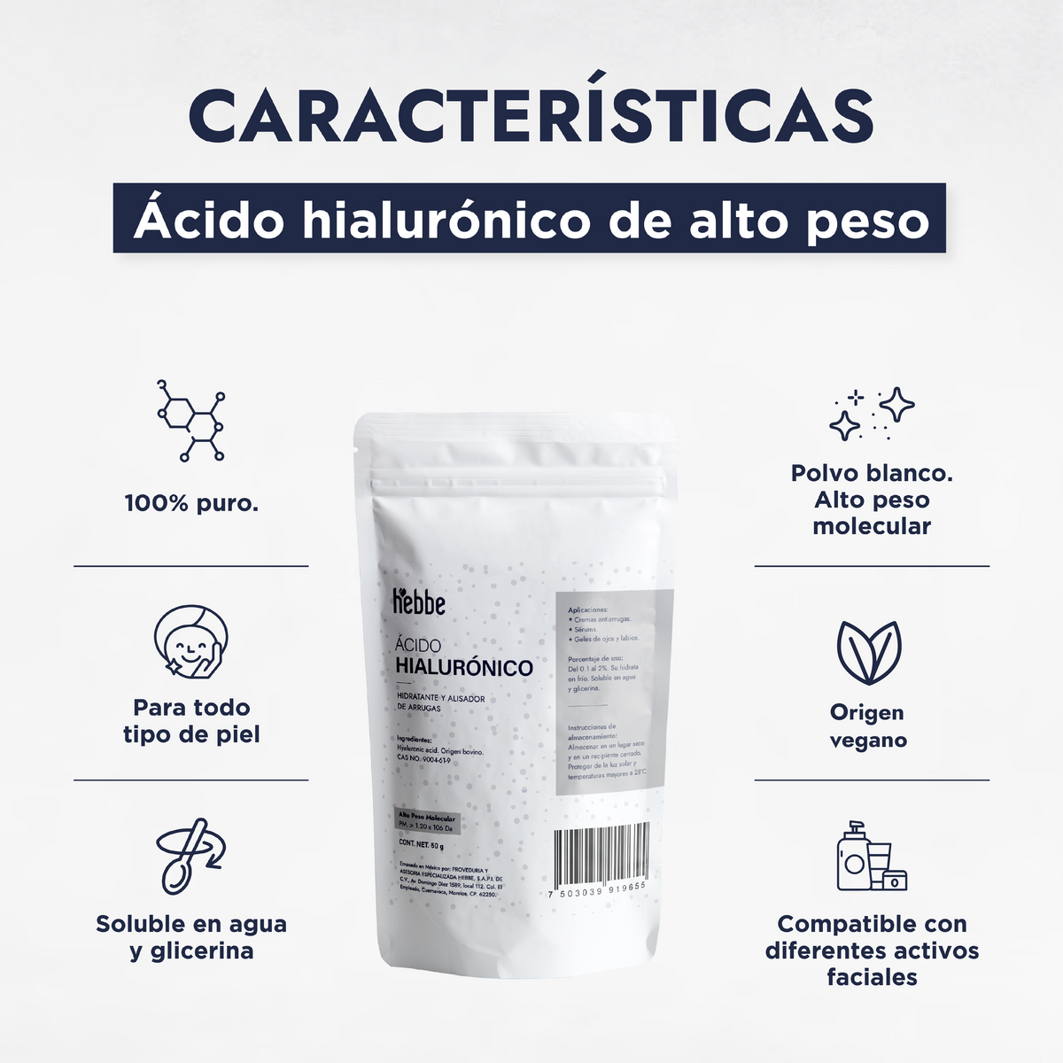 Ácido Hialurónico (Alto Peso Molecular)