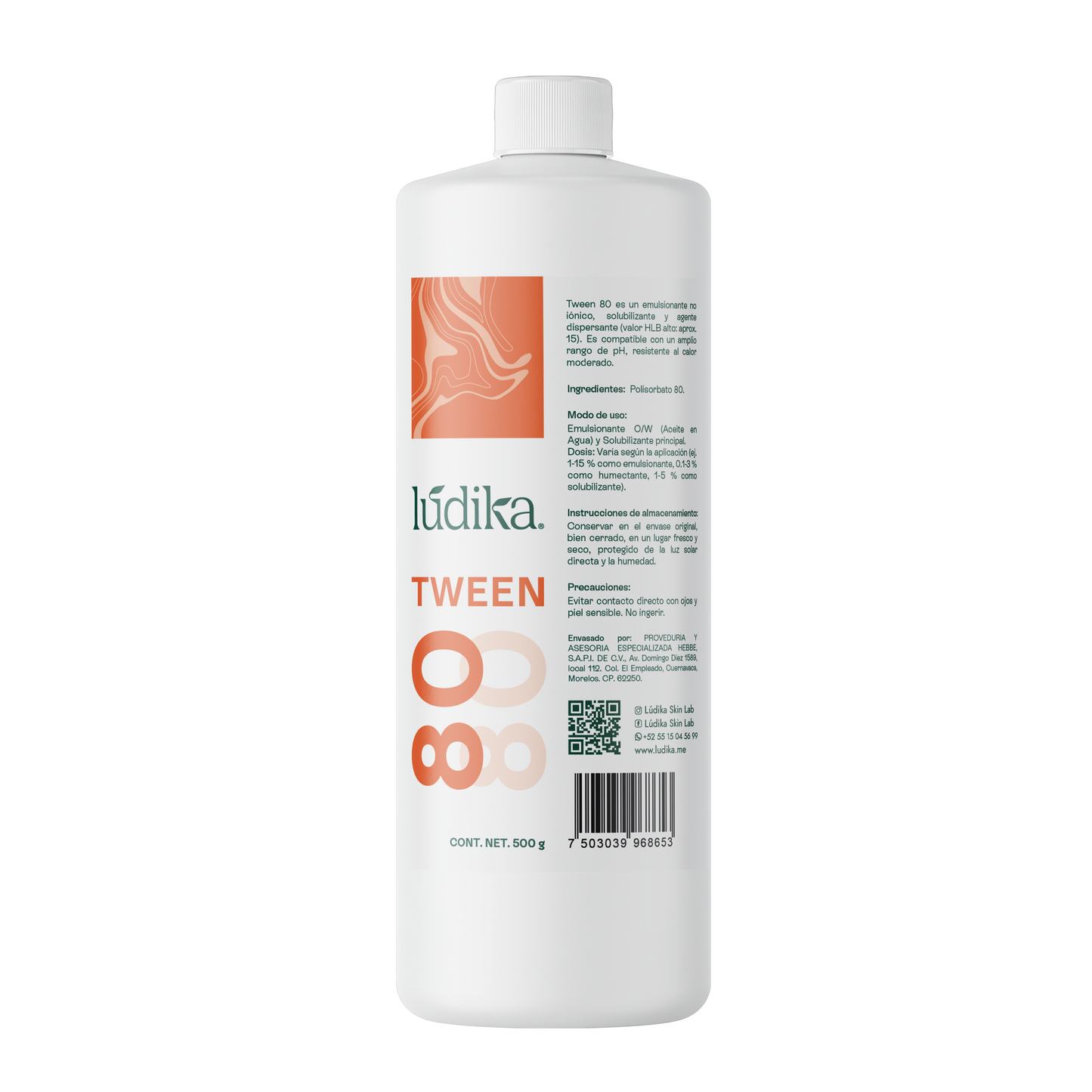 Polisorbato Tween 80 | Emulsionante O/W | Solubilizante de Aceites Pesados y Agente Dispersante