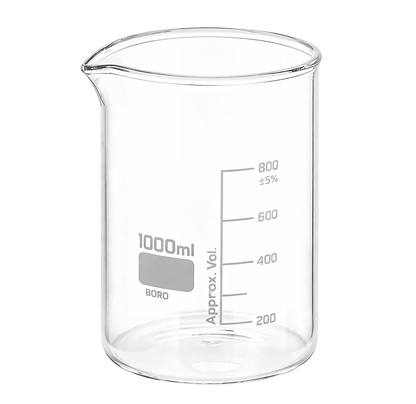 Vaso de Precipitado de Borosilicato | Precisión y Resistencia en el laboratorio para la Creación de Sérums y Formulas cosméticas