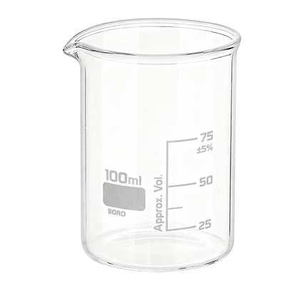 Vaso de Precipitado de Borosilicato | Precisión y Resistencia en el laboratorio para la Creación de Sérums y Formulas cosméticas