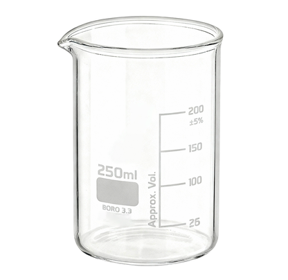 Vaso de Precipitado de Borosilicato | Precisión y Resistencia en el laboratorio para la Creación de Sérums y Formulas cosméticas