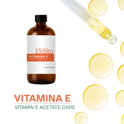 Vitamina E Líquida | Facial, Corporal y Capilar | Antioxidante Protector y Emoliente