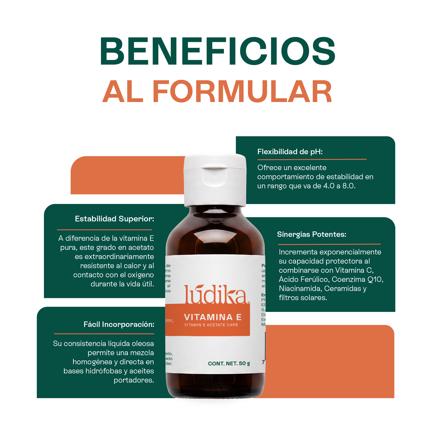 Vitamina E Líquida | Facial, Corporal y Capilar | Antioxidante Protector y Emoliente