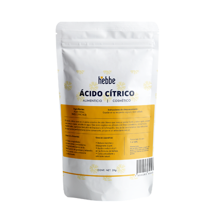 Ácido Cítrico | Regulador de pH, Agente Quelante y Exfoliante Suave (AHA)
