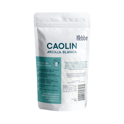 Arcilla Blanca (Caolín) | Facial y Corporal | Purificante Suave y Matificante