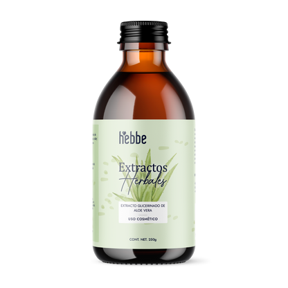 Extracto Glicólico de Aloe Vera | Facial, Corporal y Capilar | Activo Hidratante, Calmante y Reparador de la Piel