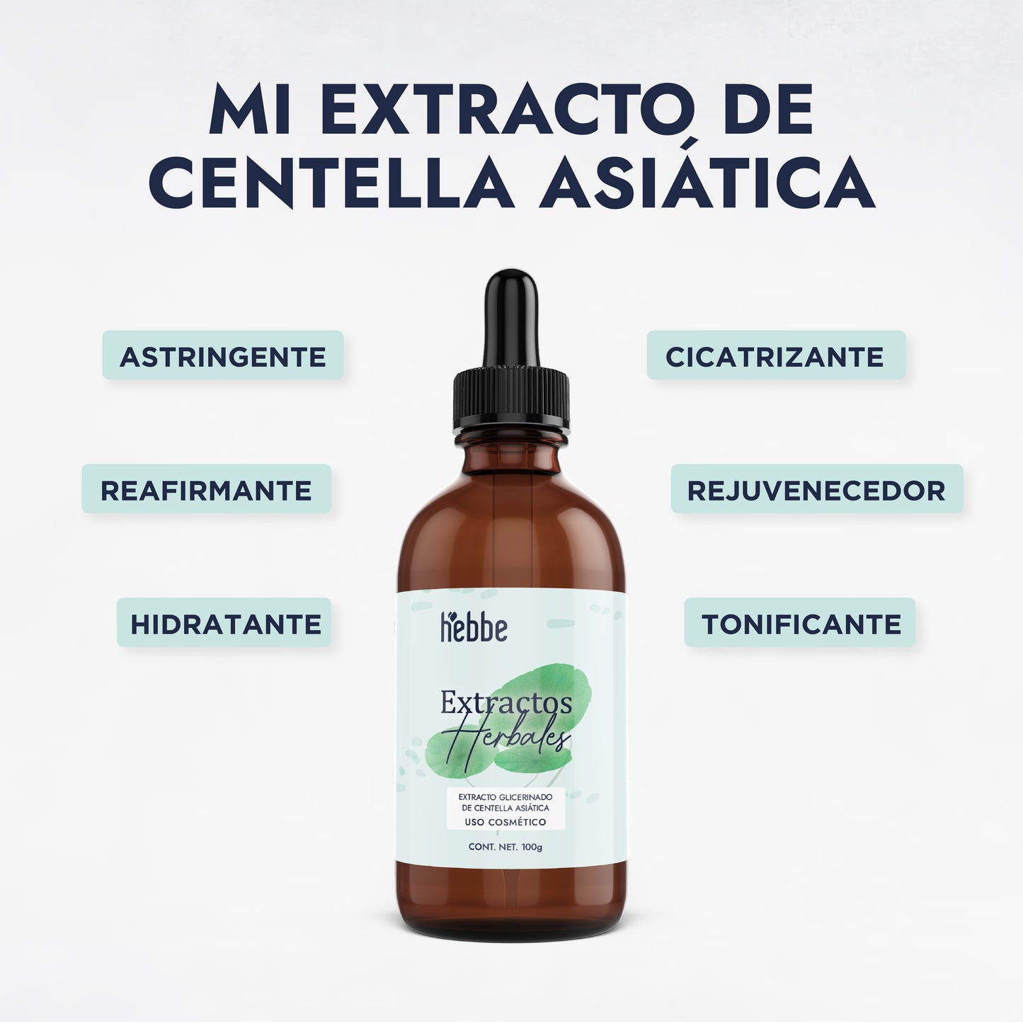 Extracto de Centella Asiática | Facial, Corporal y Capilar | Reparador, Regenerador y Calmante