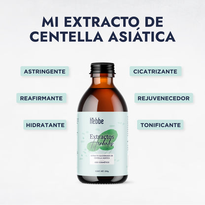 Extracto de Centella Asiática | Facial, Corporal y Capilar | Reparador, Regenerador y Calmante