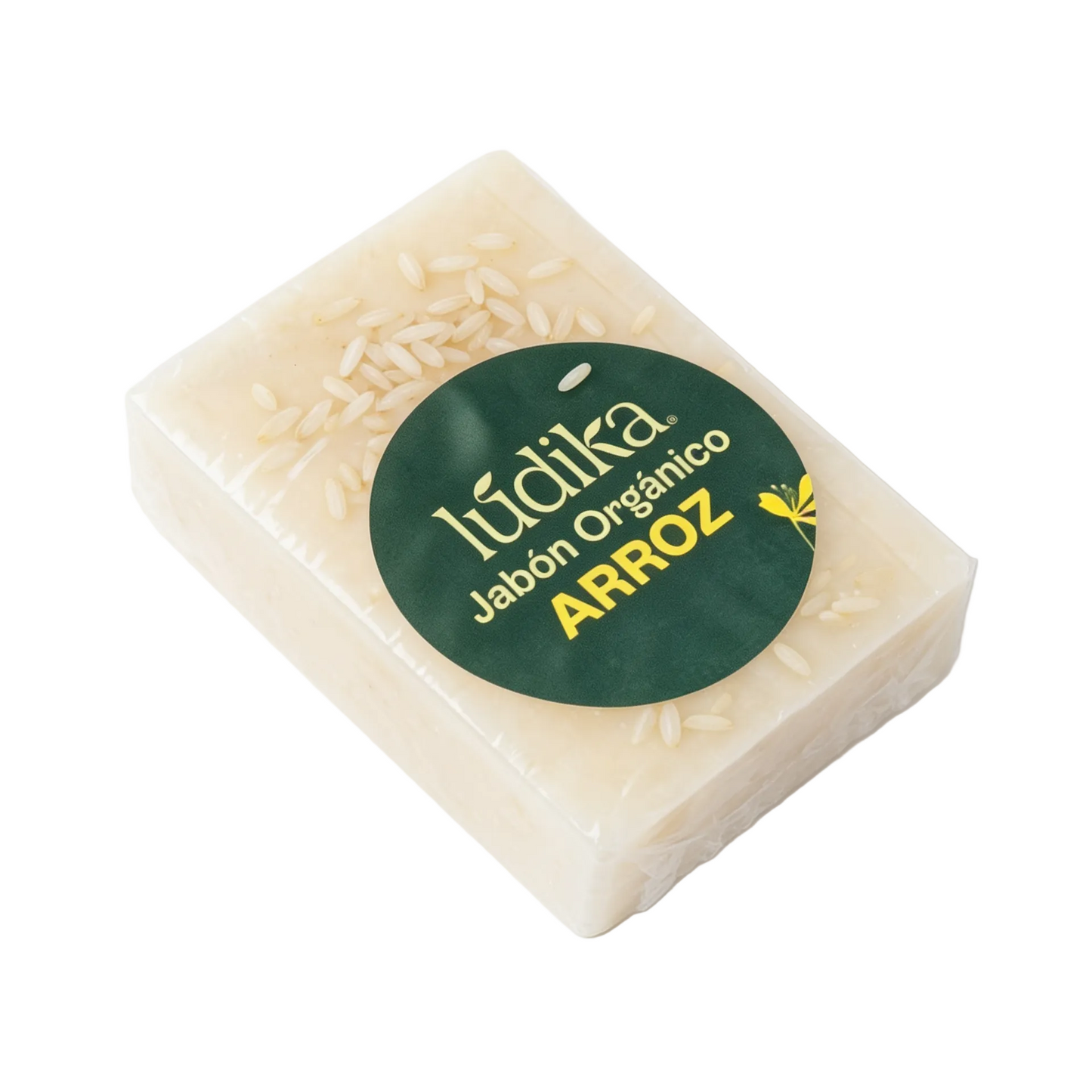 Jabón de Arroz Orgánico | Facial | Limpiador Facial y Corporal | Recuperador de Tono y Control de Grasa