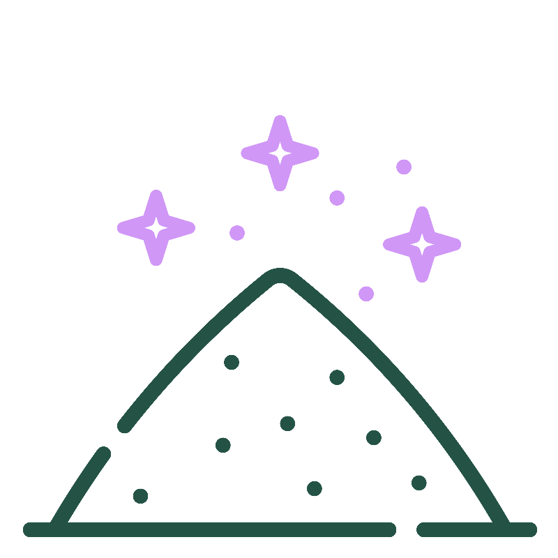 Icon Polvos o arcillas