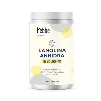 Lanolina Anhidra | Emulsionante W/O | Reparador Intensivo y Emoliente Barrera Semi-Oclusivo