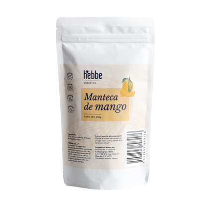 Manteca de Mango | Cuerpo, Cabello y Labios | Emoliente Ligera, Nutritiva y Regeneradora