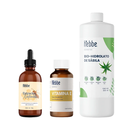 Kit Mascarilla Anti-Arrugas Lúdika | Arcilla Roja, Jalea Real, Vitamina E e Hidrolato para Piel Grasa y Madura